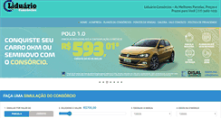 Desktop Screenshot of liduarioconsorcios.com.br